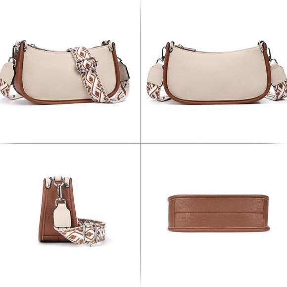 Women PU Leather Crossbody Bag Small Handbag Organizer Casual Fashion - Picture 5 of 6